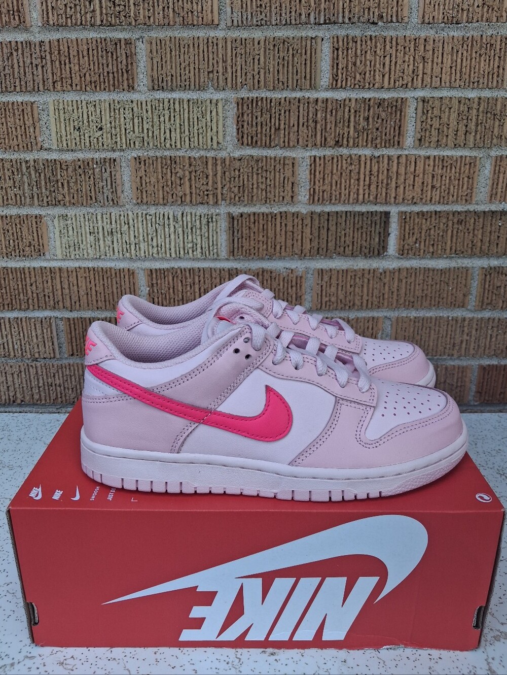 Brand New Nike Dunk Pink Gs 5.5Y Womens 7 - Picture 6 of 7